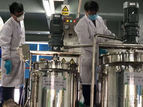 润贝化工开足马力生产航空消毒用品